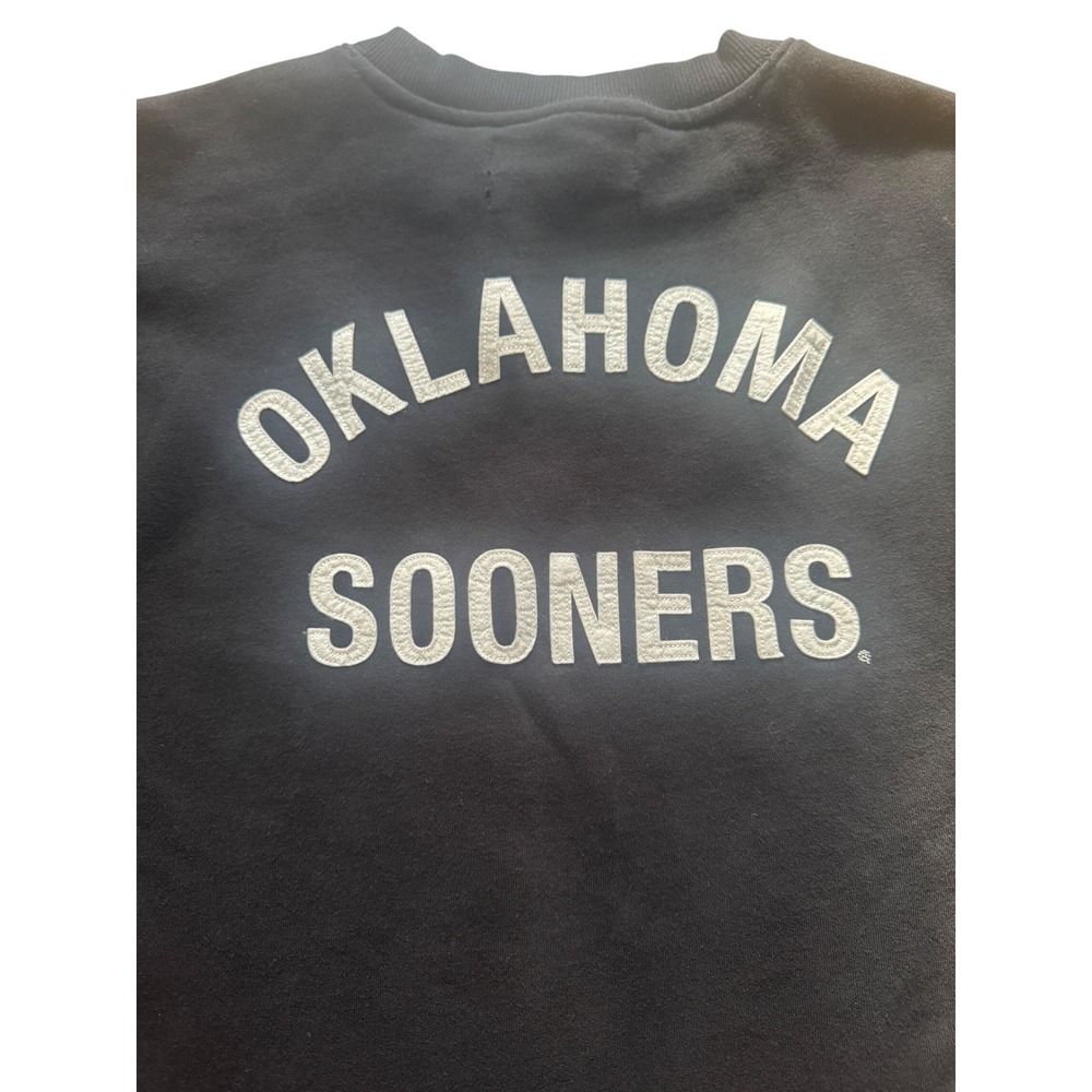 Fanatics Signature Black Oklahoma Sooners Crewneck Sweatshirt Size Small - Picture 4 of 9